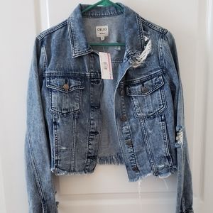 Distressed Demin Jacket
